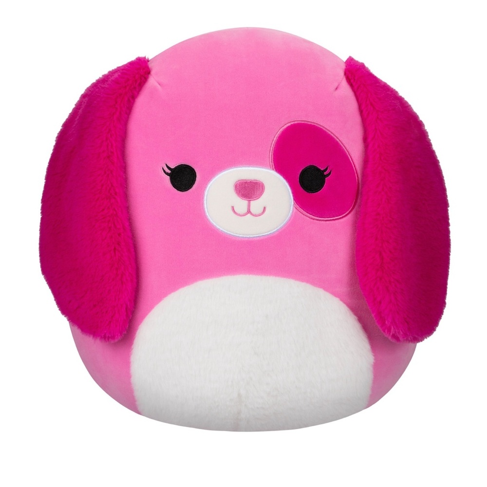 NWT Pink Squishmallow Dog Sager